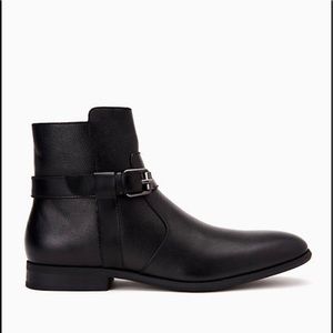 CALVIN KLEIN Louis Tumbled Leather Boot